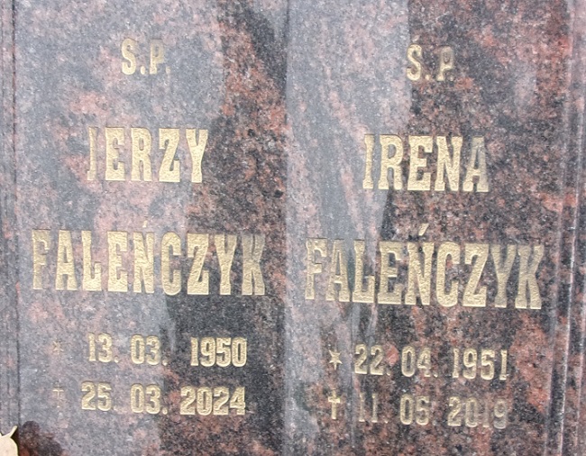 Grób Irena Faleńczyk