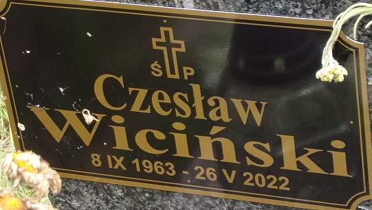 Grób Czesław Wiciński