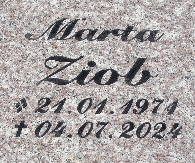 Grób Marta Ziob