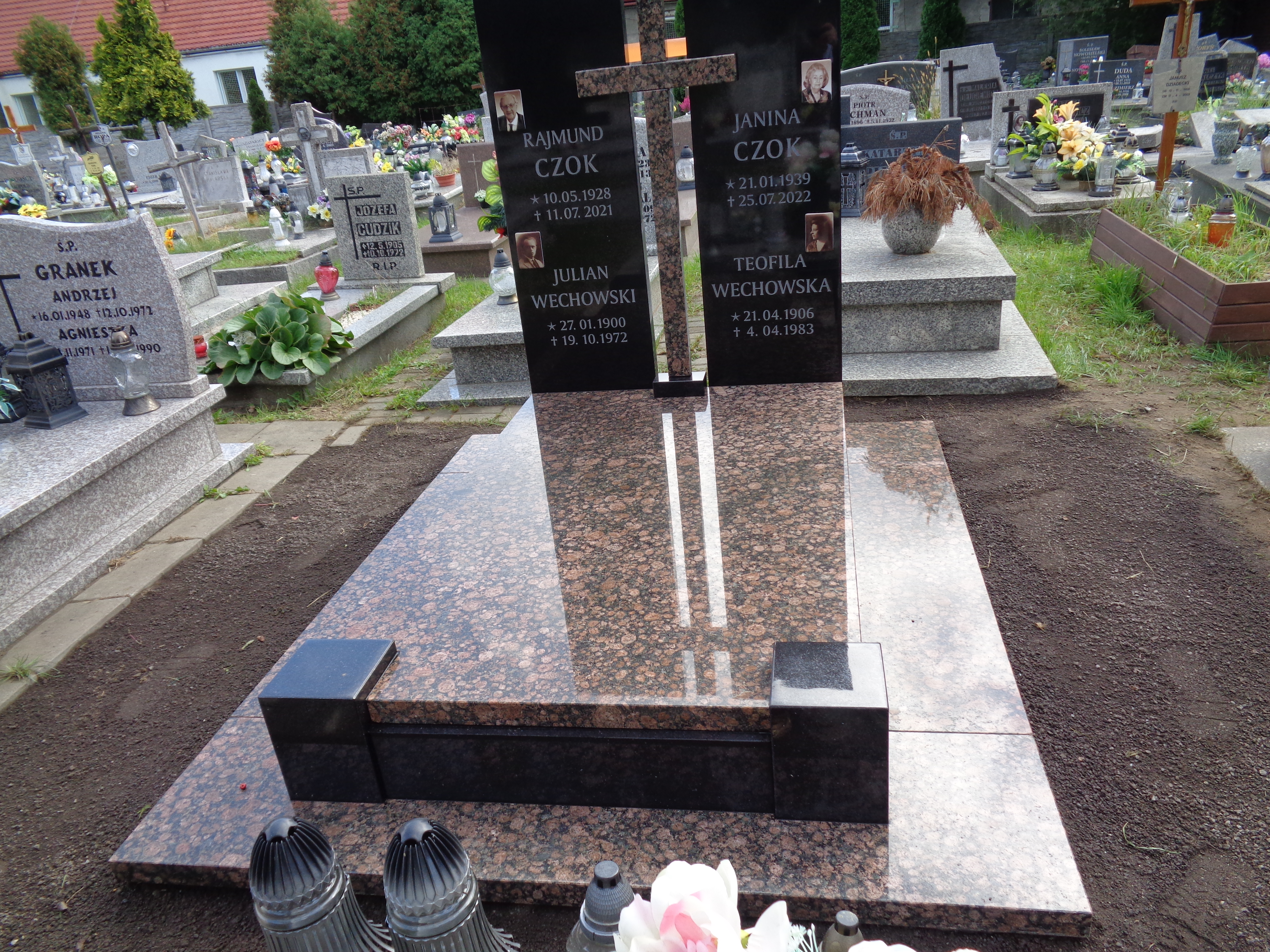Grób Janina Czok
