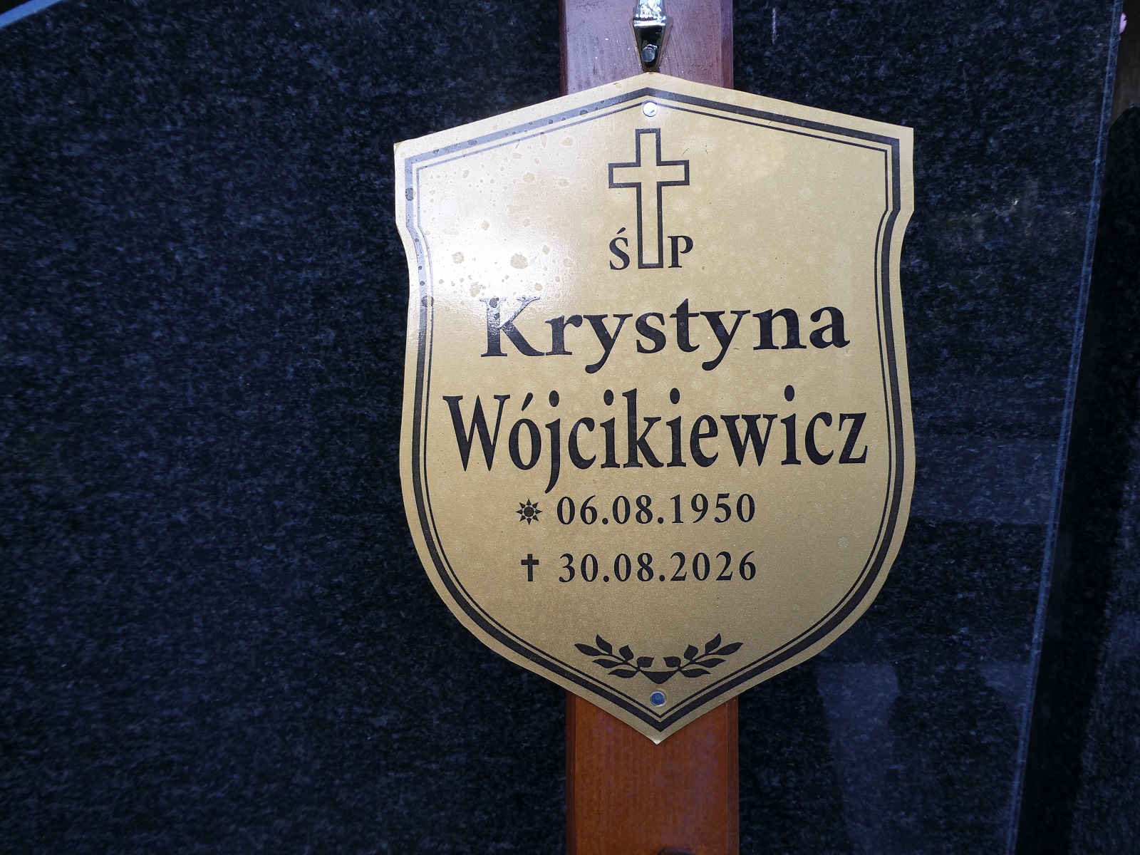 Grób Krystyna Wójcikiewicz
