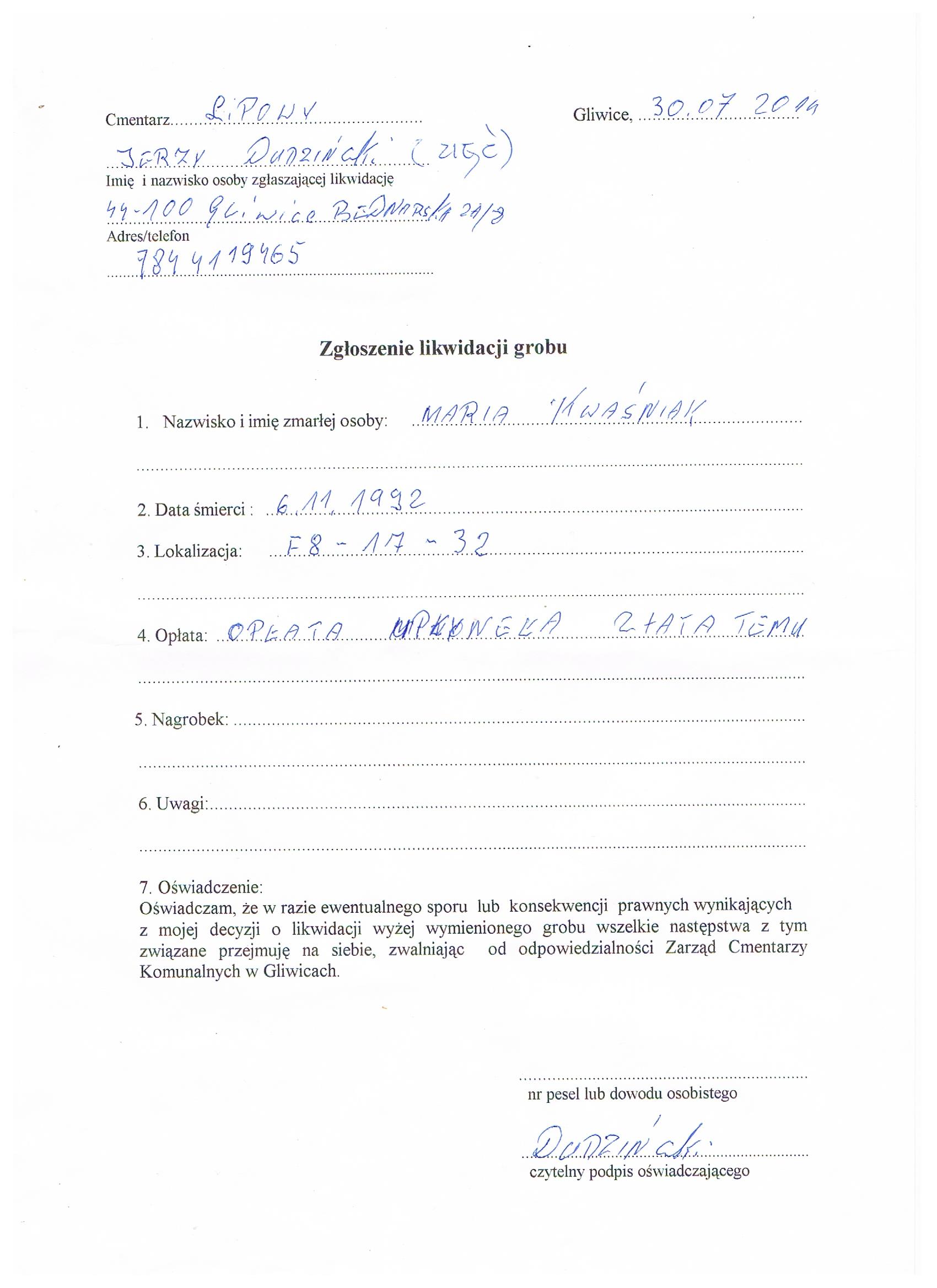 Zdjęcie grobu
