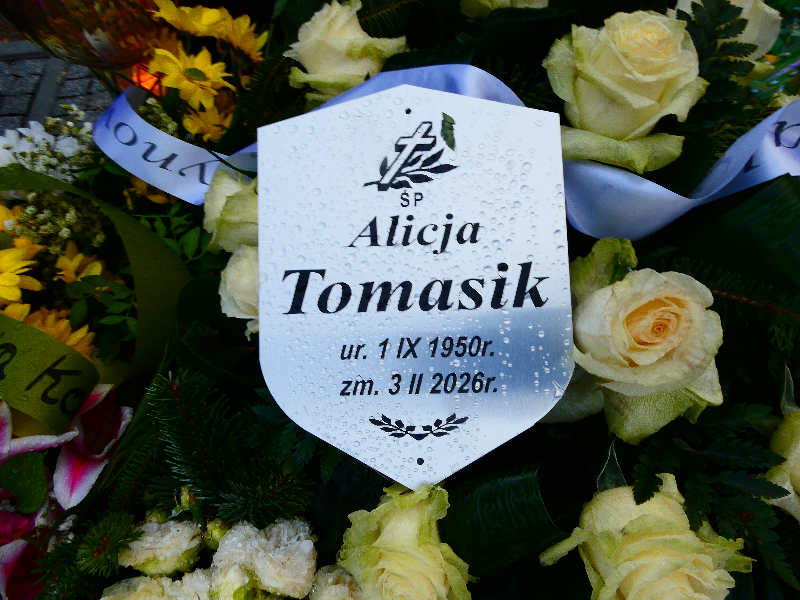 Grób Alicja Tomasik