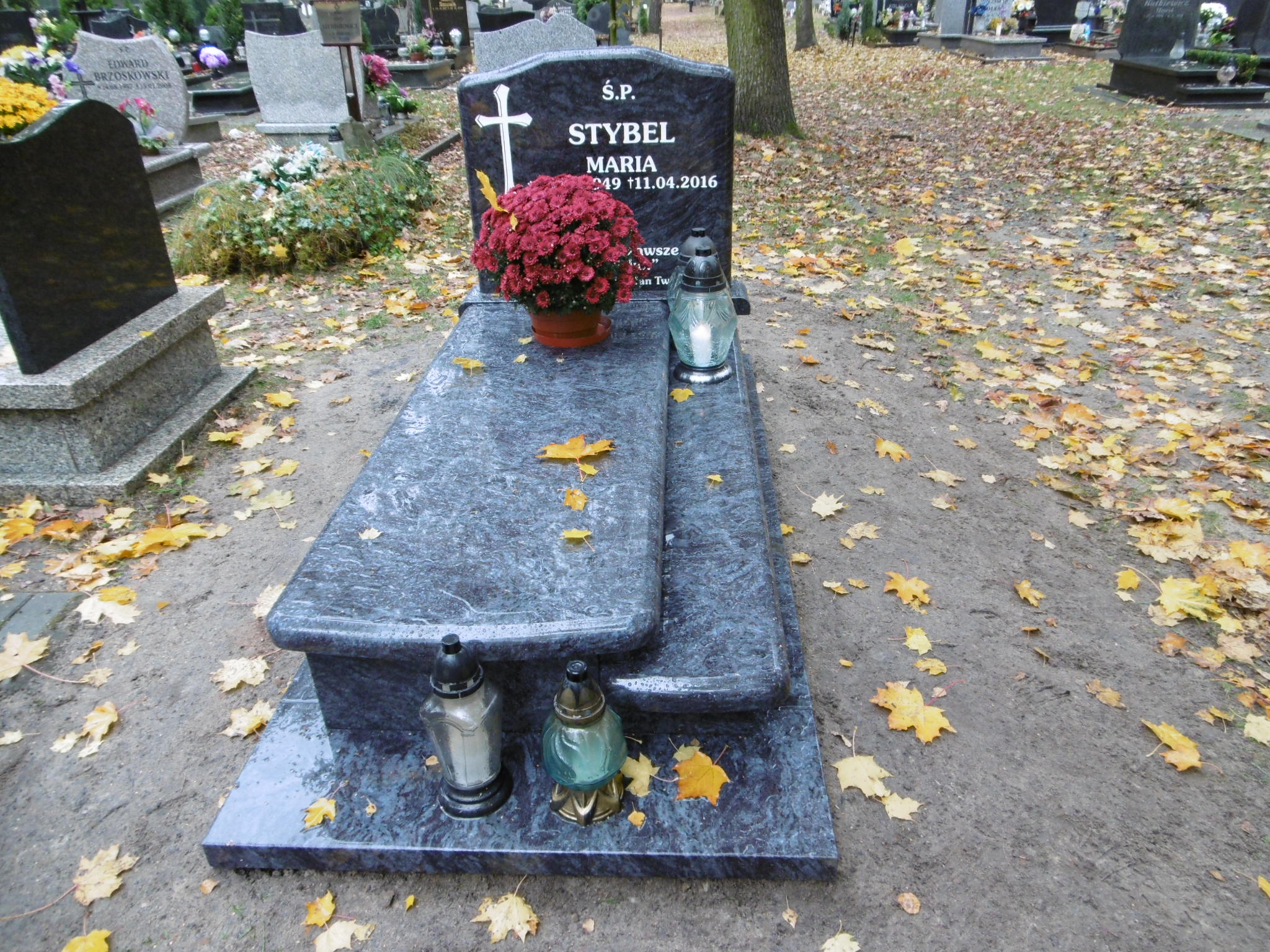 Grób Maria Stybel