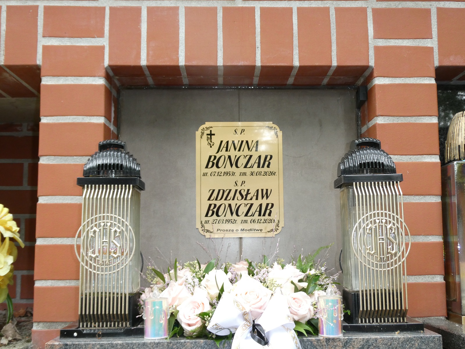 Grób Janina Bonczar